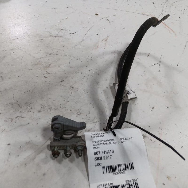 FIAT 500 Battery Cable  2017 2016 OEM