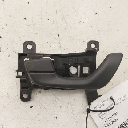 Hyundai Kona Door Handle Left Driver Rear Interior Inside  2021 2020 2