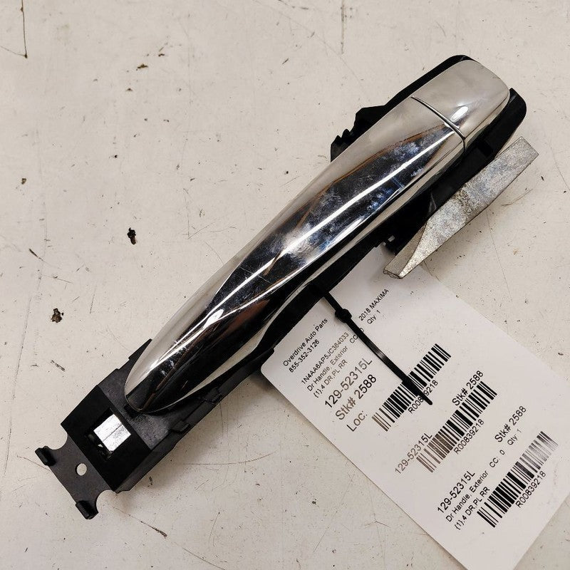 Left Rear Door Handle Exterior Fits 16-20 Nissan Maxima OEM