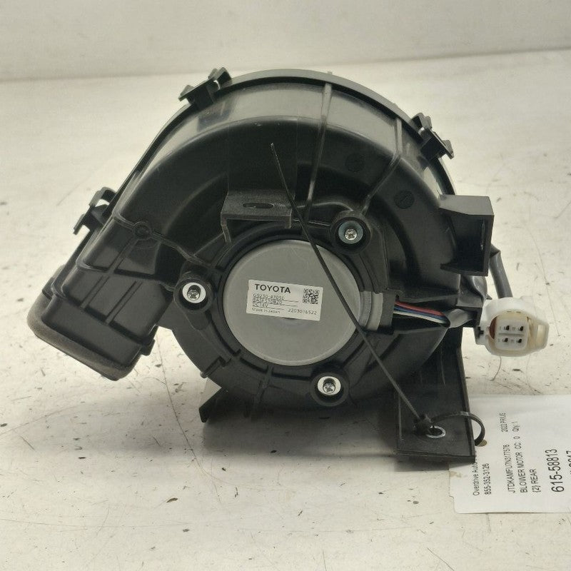 Rear Blower Motor Hybrid Battery Toyota Prius VIN Fu Fits 16-22 Toyota
