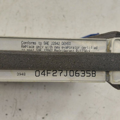 Air Conditioning AC Evaporator VIN Fu 7th And 8th Digit 16-22 Toyota P