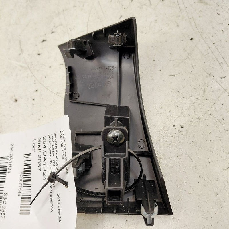 Nissan Versa Driver Left Front Lower Dash Trim Cover {681065EE0A} 2024