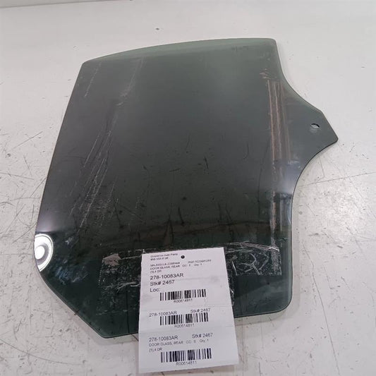 Passenger Right Rear Door Window Glass With Privacy Tint Fits 18-21 EC