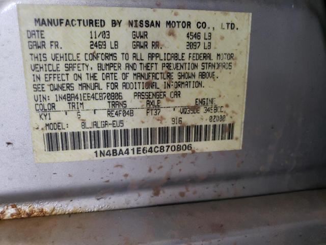 806077Y193 Door Handle Exterior Assembly Door Rear Fits 04-05 MAXIMA