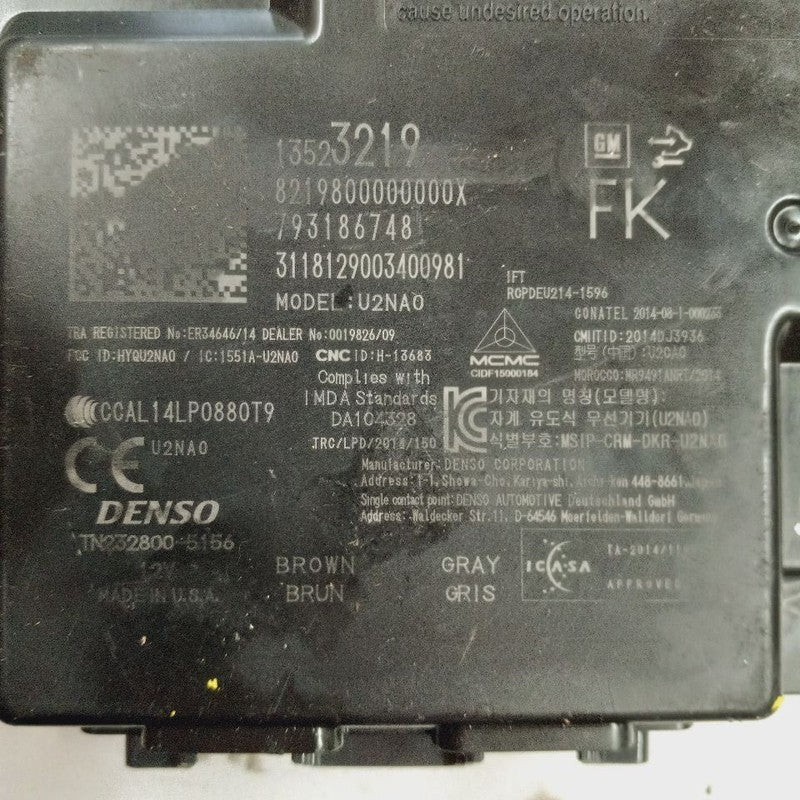 Theft-locking Keyless Entry Control Module Fits 17-19 Buick Envision
