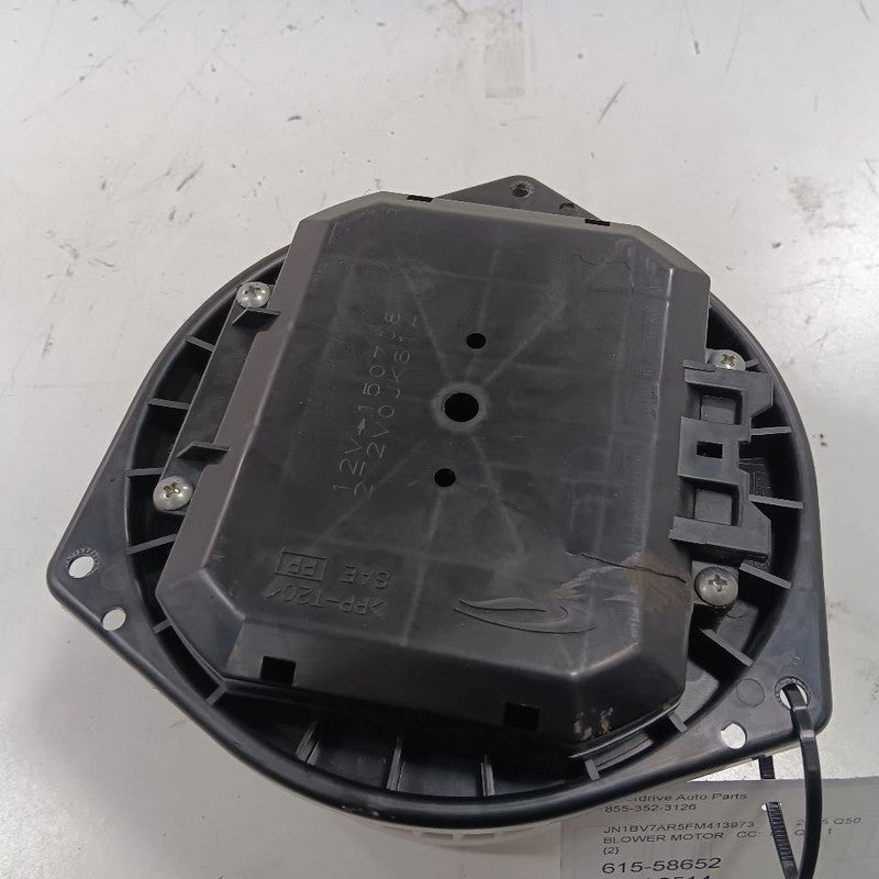 27225JK61A Blower Motor HEat HEater AC Fan Fits 09-21 23 Nissan GT-R