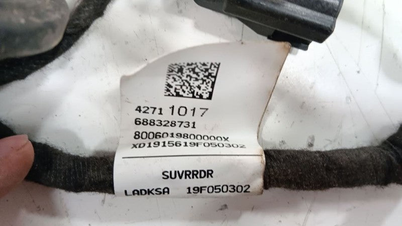 Buick Encore Door Harness Wire Wiring Right Passenger Rear 2016 2017 2018 2019