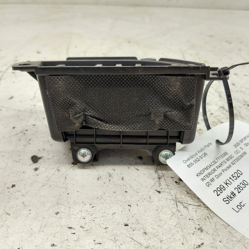 Kia Sportage Passenger Right Front Door Pocket {82720D9056} 2020 2021 