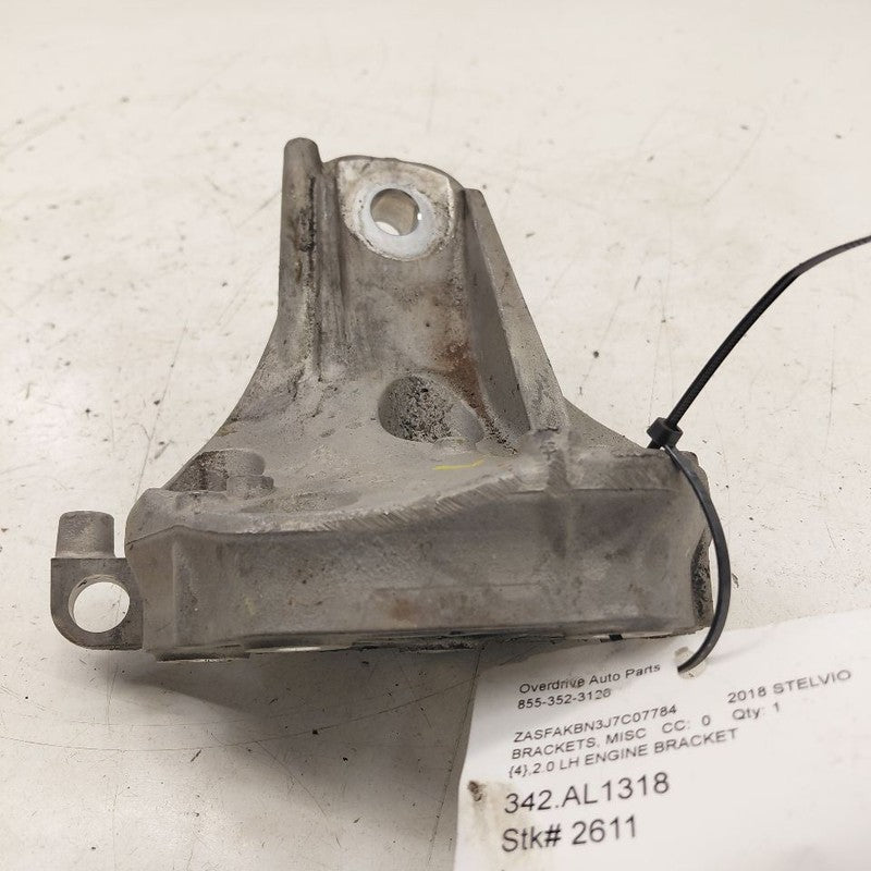 Alfa Romeo Stelvio Driver Left Side Engine Bracket  2.0 2018 2019 2020