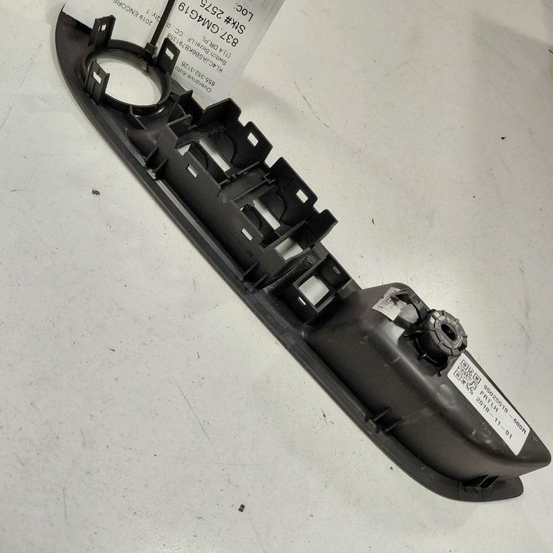 Buick Encore Window Switch Bezel Trim Left Front 2020 2019 2018 OEM