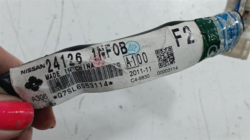 Infiniti G37 Door Harness Wire Wiring Right Passenger Rear  2011 2012 