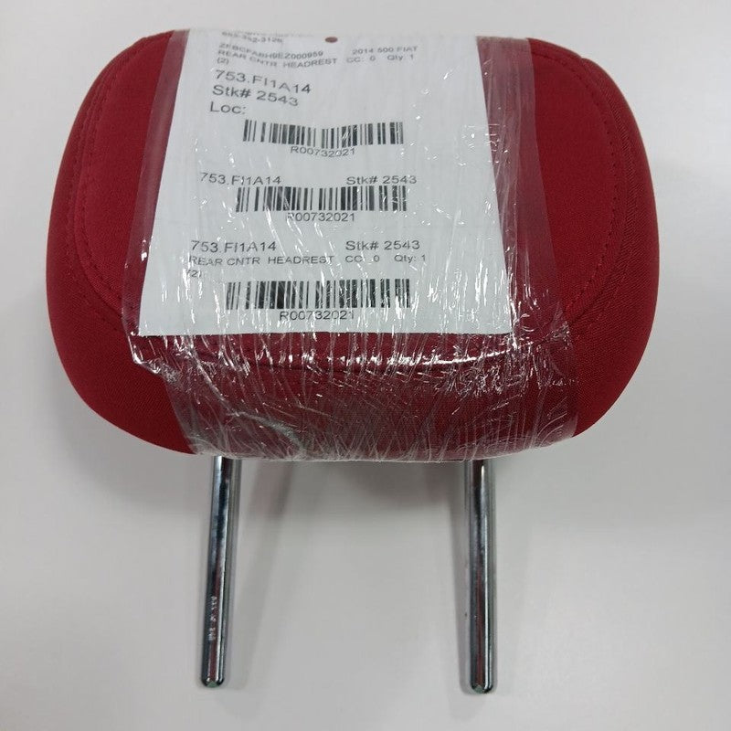 Fiat 500 Center Middle Headrest Seat Head Rest Rear Back  2014 2015 2016