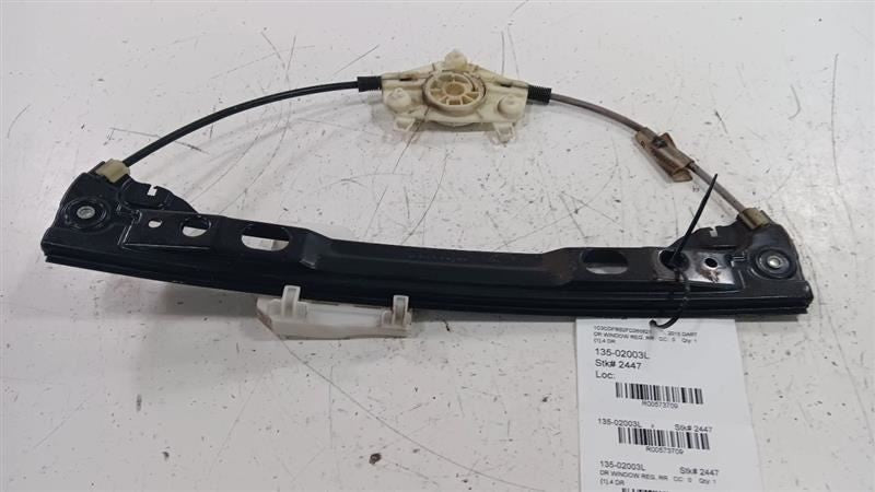 Left Rear Window Regulator Track Fits 13-16 Dodge Dart OEM