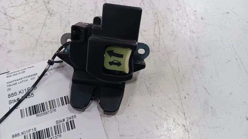 Kia Forte Trunk Latch  2014 2015 2016