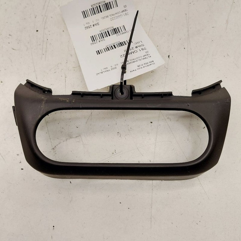 Chevy Trailblazer Temp Temperature Control Bezel Surround Dash Trim  2
