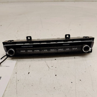 Audio Equipment Radio Control Panel ID 96540A8180WK Fits 16-19 Kia Opt