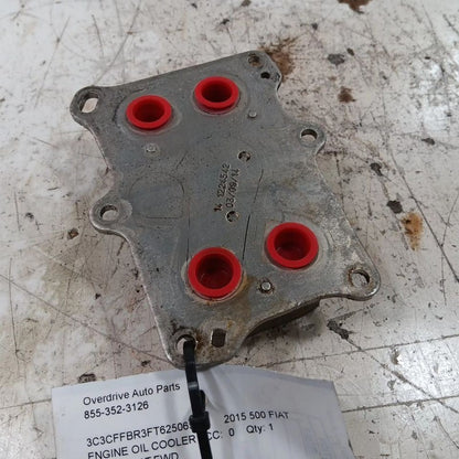 Fiat 500 Engine Oil Cooler 2017 2016 2015 2014 2013 2012