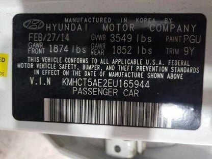 Hyundai Accent Mirror Mount Cover Door Trim Right Passenger  2012 2013