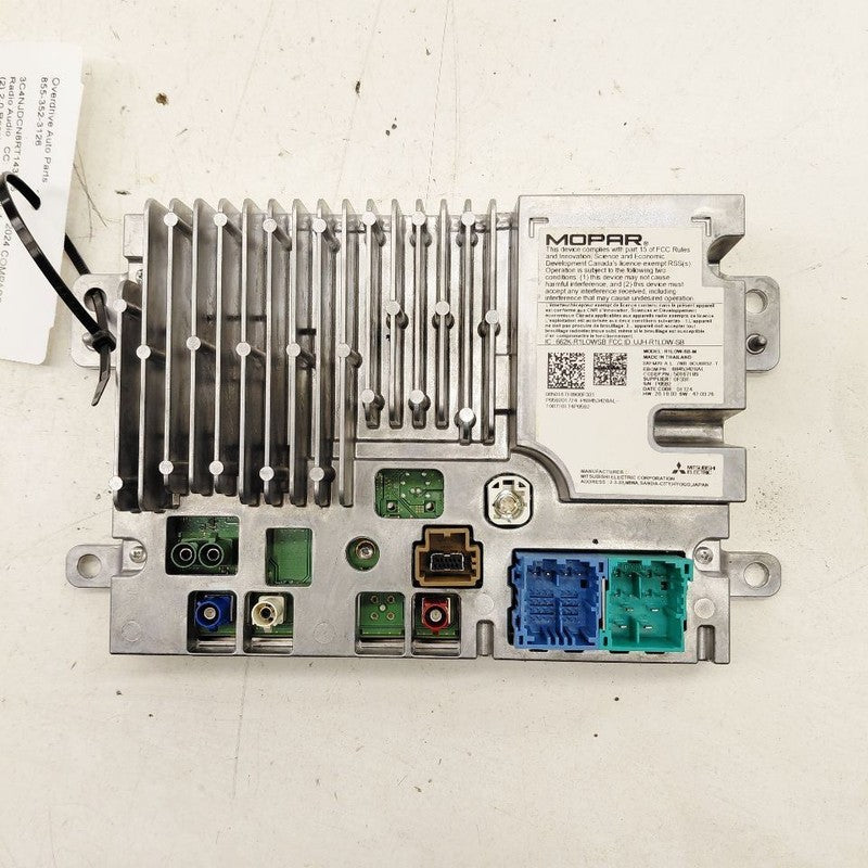 Audio Equipment Radio Receiver {68453428AL} Fits 22-24 Jeep Compass OE