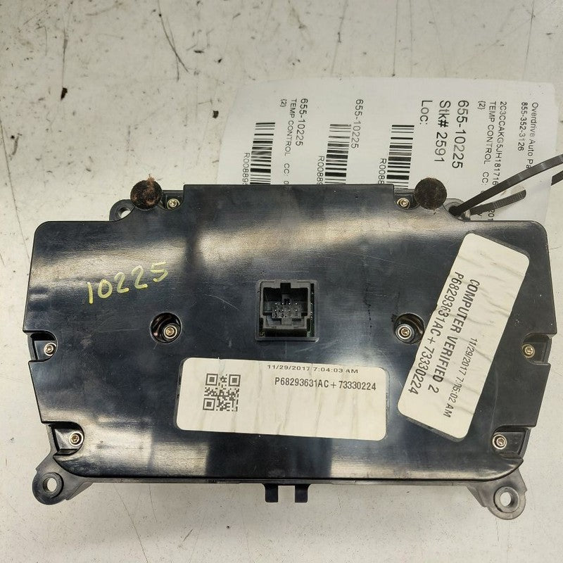 Dual Zone Temperature Control Heat Heater AC Switch 17-23 Chrysler 300