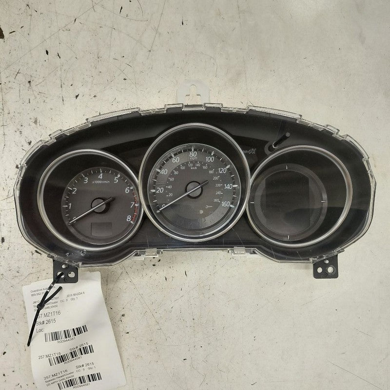 Mazda 6 Speedometer Gauge Cluster MPH {G46L55430} 2016 2015 2014