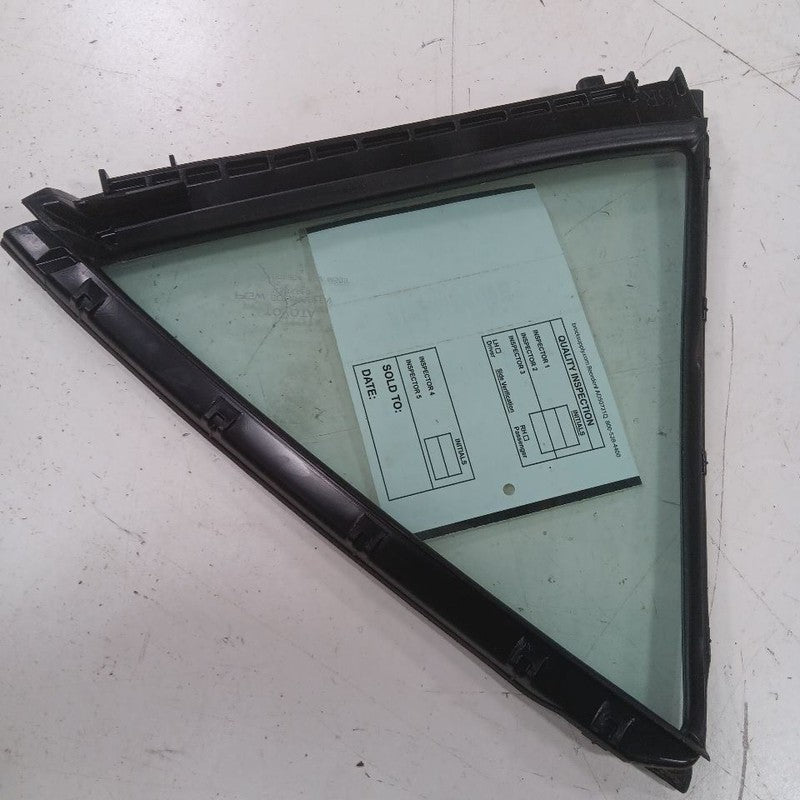 Passenger Right Rear Door Vent Window Glass Sedan Fits 14-19 Toyota Corolla