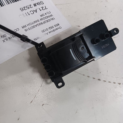 Acura ILX Power Window Switch Right Passenger Rear  2016 2017 2018