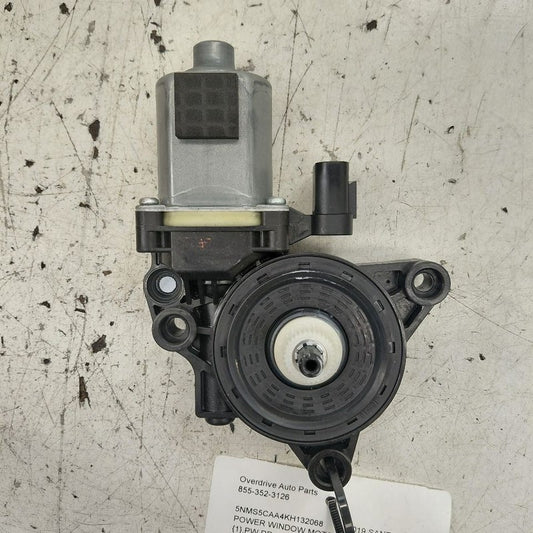 Left Rear Power Window Motor Fits 19-23 Hyundai Santa Fe