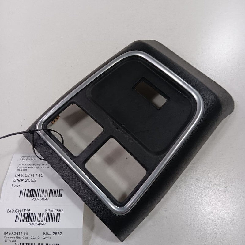 Chrysler 300 Center Console Rear End Cap Trim Cover  2015 2016 2017 2018 2019