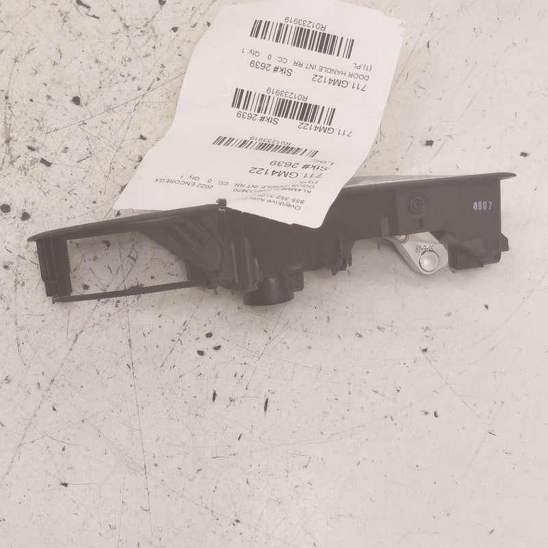 Buick Encore GX Door Handle Right Passenger Rear Interior Inside  2022
