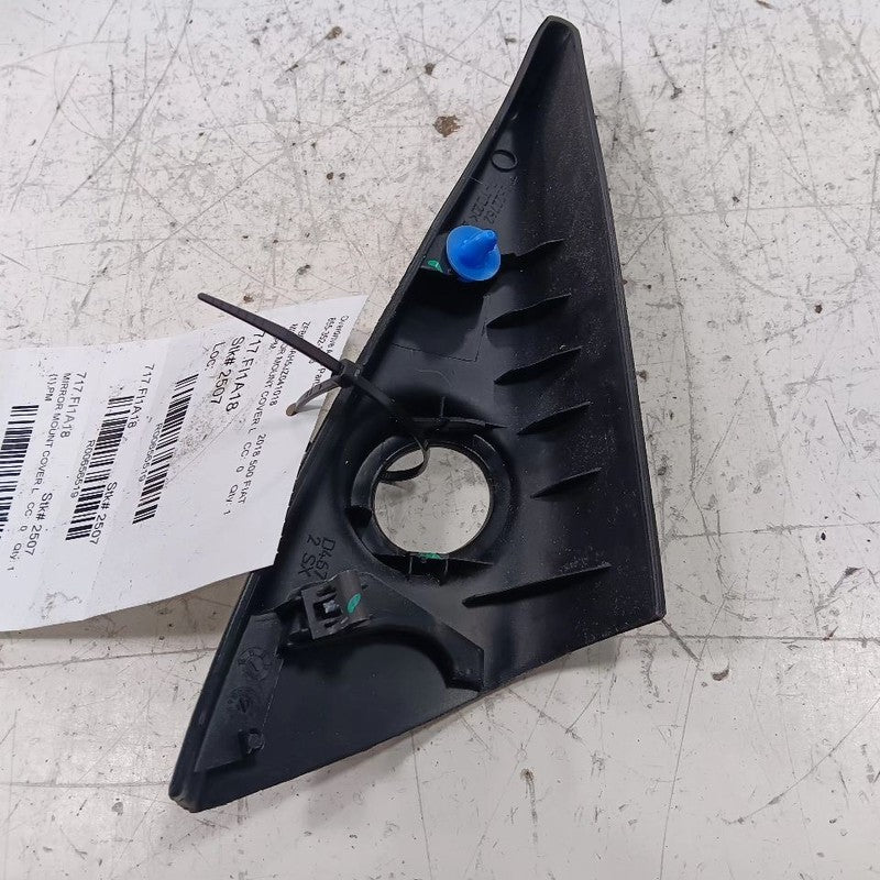 Fiat 500 Mirror Mount Cover Door Trim Left Driver 2018 OEM