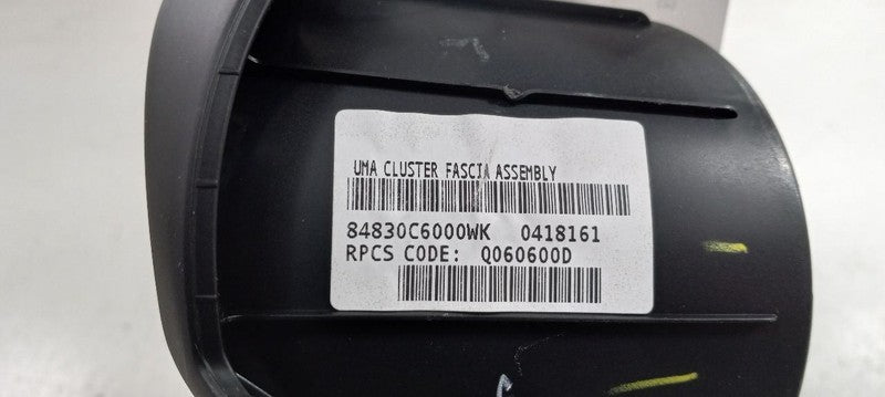 Kia Sorento Speedometer Bezel Dash Surround Trim 2016 2017 2018