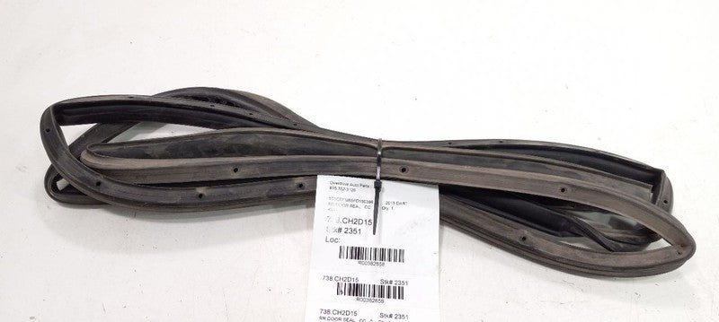 Dodge Dart On Door Seal Rubber Right Passenger Rear Back 2013 2014 2015 2016