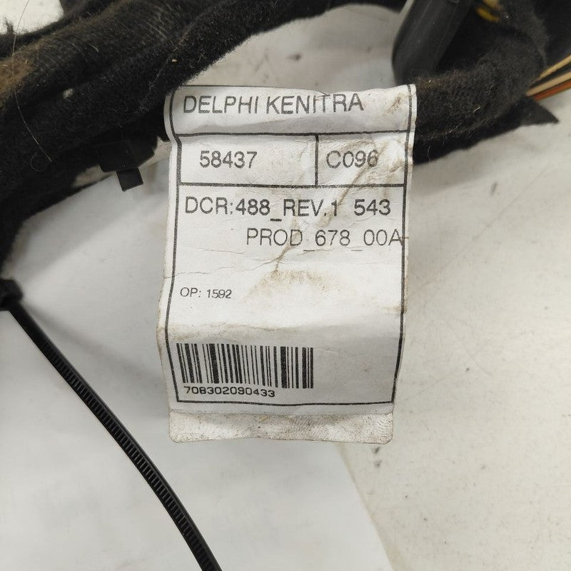 2018 Fiat 500 X Model Door Harness Wire Wiring Left Driver Rear