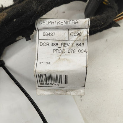 2018 Fiat 500 X Model Door Harness Wire Wiring Left Driver Rear