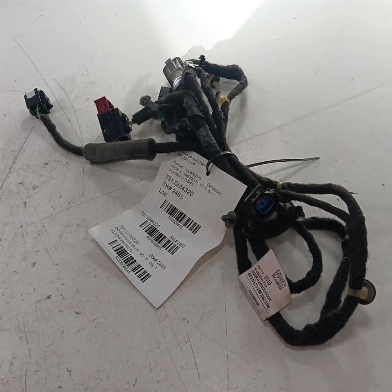 Buick Encore Door Harness Wire Wiring Left Rear  2017 2018 2019 2020