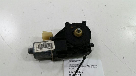 Driver Left Power Window Motor Front Without Express Power Fits 07-12 