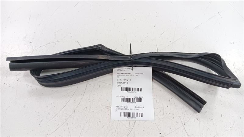 Hyundai Sonata Door Glass Window Seal Rubber Left Rear Back 2018 2019 