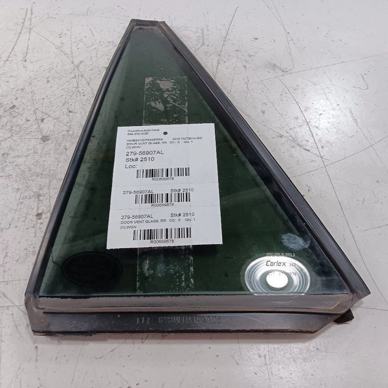 Driver Rear Door Vent Glass Wagon With Privacy Tint Fits 15-19 LEGACY