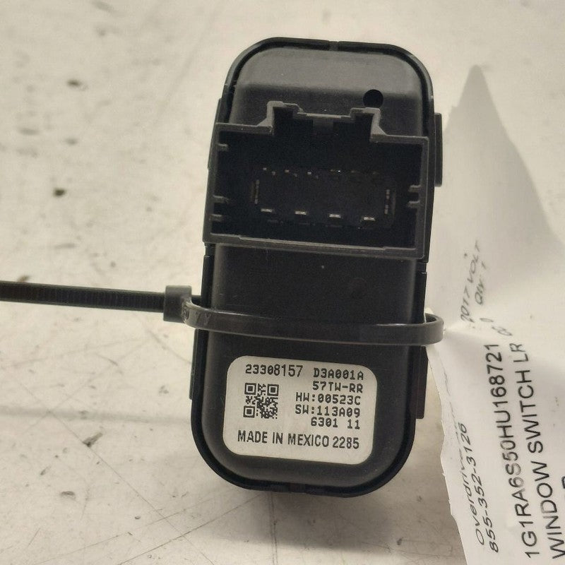 Chevy Volt Window Switch Power Left Driver Rear  2016 2017 2018 2019