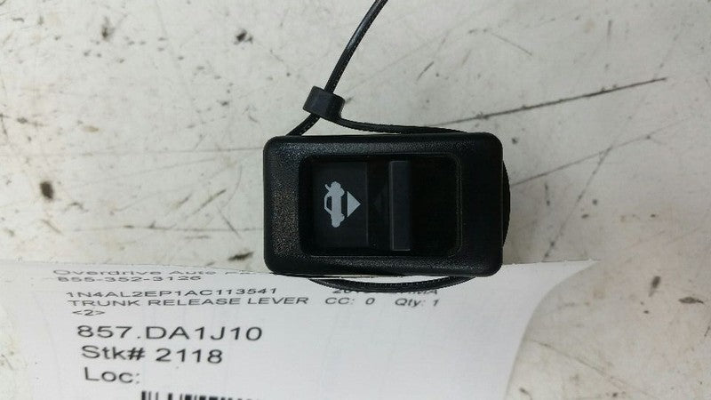 Nissan Altima Trunk Latch Release Handle Lever Switch OEM 2009 2010 2011 2012