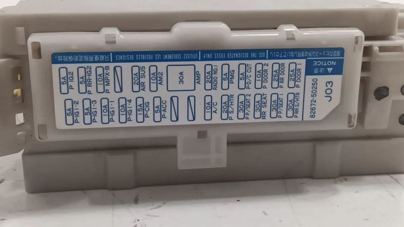 Lexus LS460 Cabin Fuse Box Interior Inner Under Dash  2007 2008 2009 O