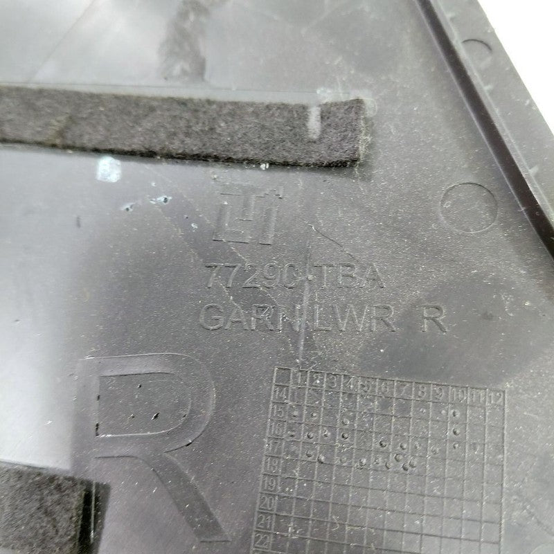 Honda Civic Passenger Right Side Center Console Trim {77290-TBA} 2018 2017 2016