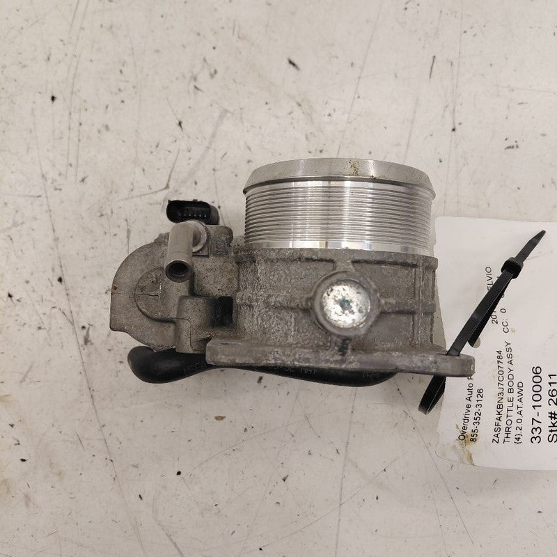Throttle Body Valve 2.0L Fits 18-24 Alfa Romeo Stelvio