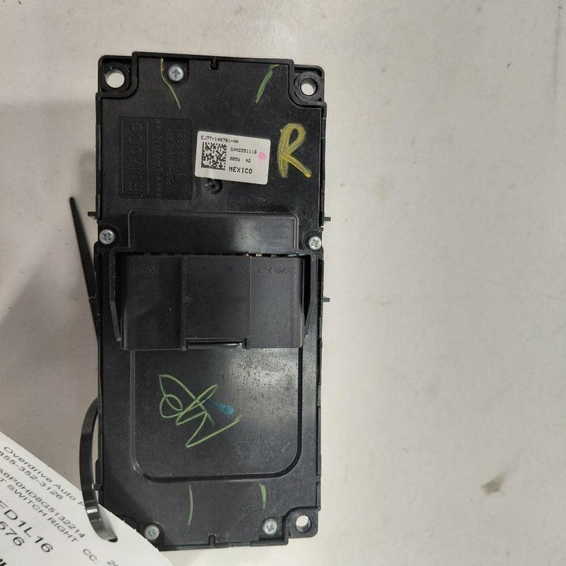 Ford Fusion Seat Switch Right Passenger Power Seat Control  2016 2015 