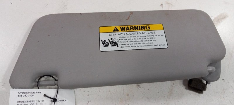 852022L9404W Passenger Right Sun Visor Station Wgn With Sunroof Fits 09-12 ELANTRA