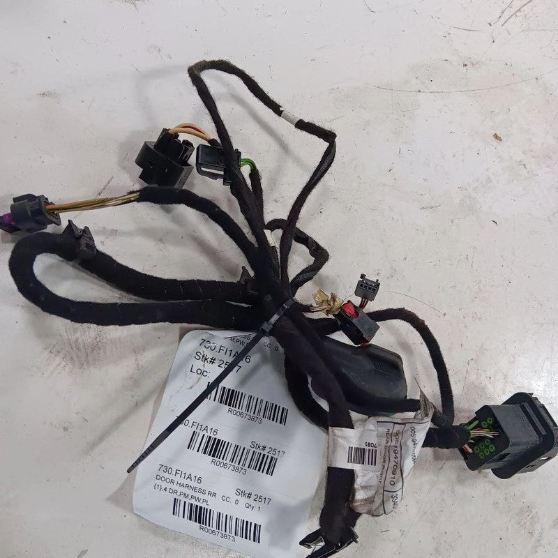 FIAT 500 Door Harness Wire Wiring Right Passenger Rear  2017 2016 OEM