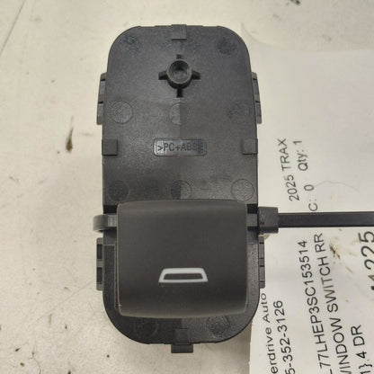 Chevy Trax Power Window Switch Right Passenger Rear  2025 2024