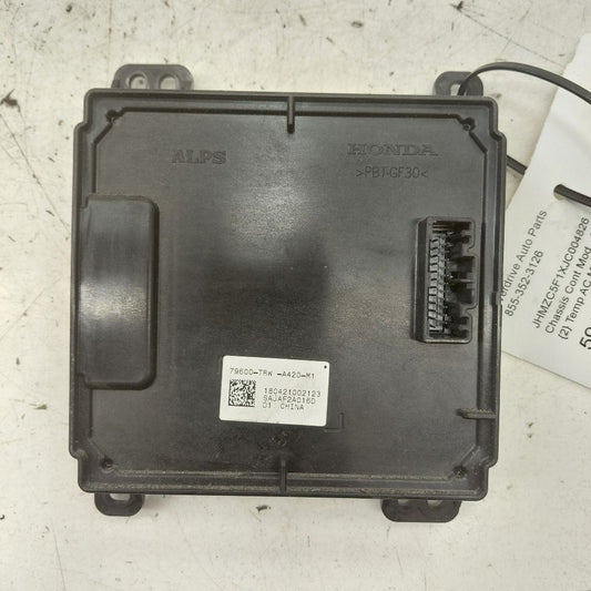 Temperature AC Control Module CPU Fits 18-21 Honda Clarity