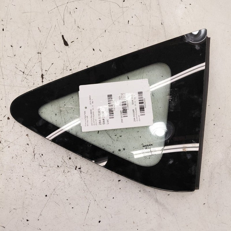 Passenger Right Quarter Glass Window Hatchback Note Fits 14-19 Nissan 